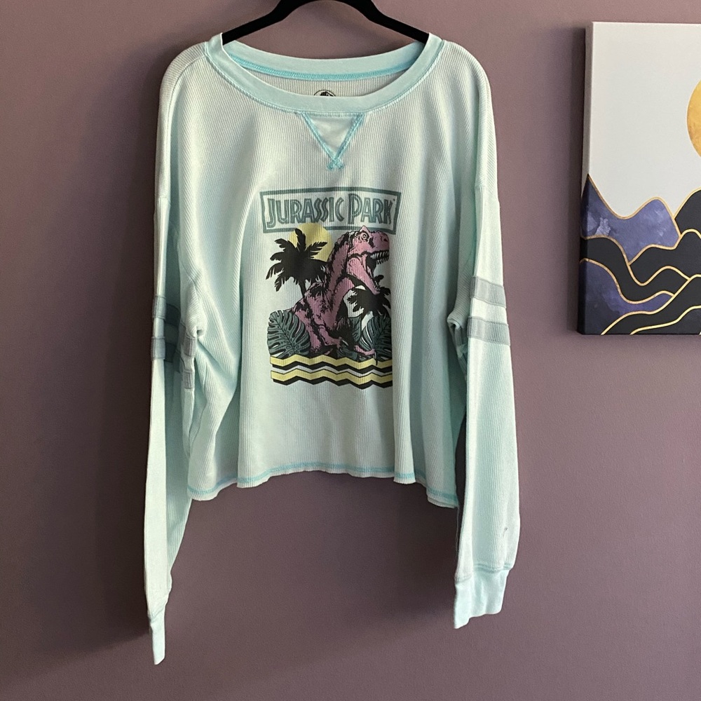 Target Jurassic World Crop Long Sleeve Shirt